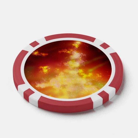 Aangepaste naam Flame Poker Chips (Enkel)