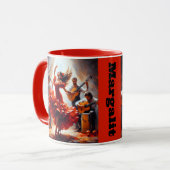 Aangepaste naam Flamenco Latina Dansen Spaans Mok (Voorkant links)