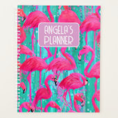 Aangepaste naam Flamingo-planner Planner (Voorkant)
