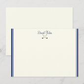 Aangepaste naam Flat Note Card Notitiekaartje (Voorkant / Achterkant)