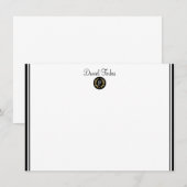 Aangepaste naam Flat Note Card Notitiekaartje (Voorkant / Achterkant)