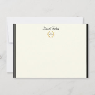 Aangepaste naam Flat Note Card Notitiekaartje