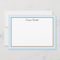 Aangepaste naam Flat Note Card