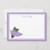 Aangepaste naam Flat Note Card Notitiekaartje (Voorkant)