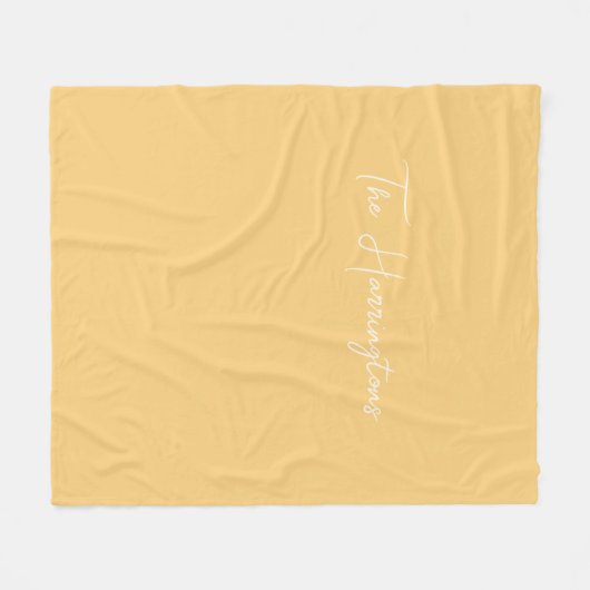 Aangepaste naam fleece deken (Voorkant (Horizontaal))