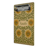  Aangepaste Naam Floral Mini Klembord (Angled2)