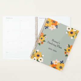 Aangepaste naam Floral Planner