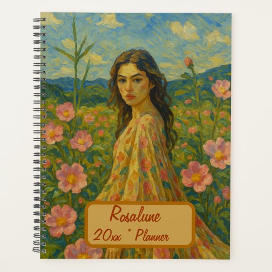 Aangepaste naam Floral Planner (Voorkant)