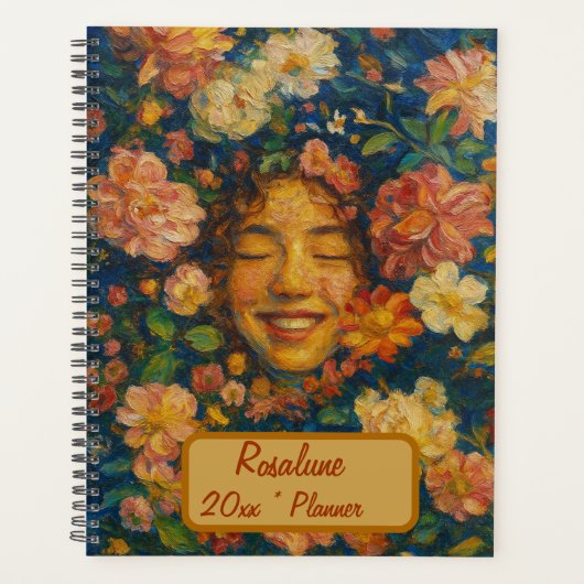 Aangepaste naam Floral Planner (Voorkant)