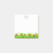 Aangepaste naam Floral Post-it® Notes (Voorkant)