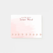 Aangepaste naam Floral Waterverf Post-it® notes (Voorkant)