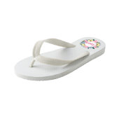 Aangepaste naam Floral Wreated Teenslippers (Schuin)