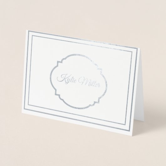 Aangepaste naam Folie Opmerking Kaart (Voorkant)