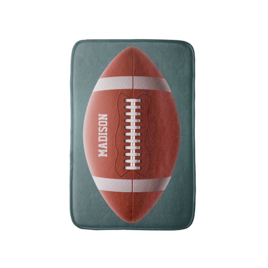 Aangepaste naam Football badmat (Voorkant Verticaal)