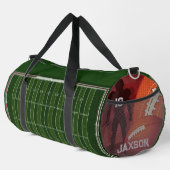 Aangepaste naam Football Bag | Gepersonaliseerd nu Plunjezak (Rechterhoek)