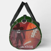 Aangepaste naam Football Bag | Gepersonaliseerd nu Plunjezak (Rechts)