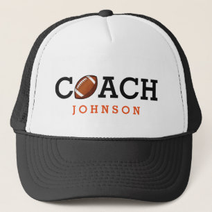 Aangepaste naam football Coach Trucker Pet