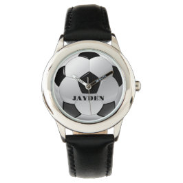 Aangepaste Naam Football Gepersonaliseerde Jongens Horloge