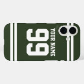 Aangepaste naam football jersey nummer atletic str Case-Mate iPhone case (Achterkant (horizontaal))