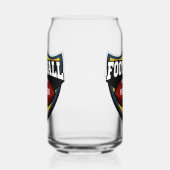 Aangepaste naam Football Logo Blikvorm Glas (Links)