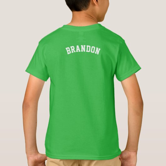 Aangepaste naam Football Logo shirten & jacks (Achterkant)