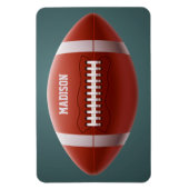 Aangepaste naam Football magneet (Verticaal)