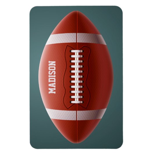 Aangepaste naam Football magneet (Verticaal)