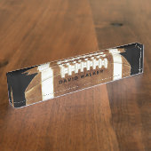 Aangepaste naam football naambordje (Zijkant)