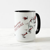 Aangepaste naam Football Player-mokken Mok (Voorkant rechts)