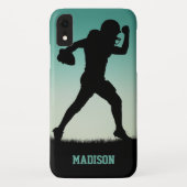 Aangepaste naam Football Player-telefoongesprekken Case-Mate iPhone Case (Achterkant)