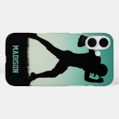 Aangepaste naam Football Player-telefoongesprekken Case-Mate iPhone Case (Achterkant (horizontaal))