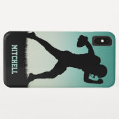 Aangepaste naam Football Player-telefoongesprekken Case-Mate iPhone Case (Achterkant (horizontaal))