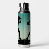 Aangepaste naam Football Player Waterfles (Links)