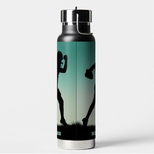 Aangepaste naam Football Player Waterfles (Links)