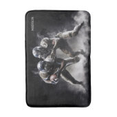 Aangepaste naam Football Players Illustratie Badmat (Voorkant Verticaal)