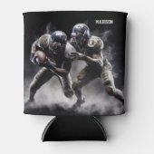 Aangepaste naam Football Players Illustratie Blikjeskoeler (Voorkant)