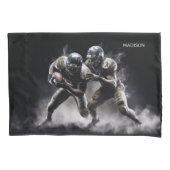 Aangepaste naam Football Players Illustratie Kussensloop (Voorkant)