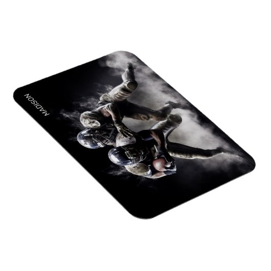 Aangepaste naam Football Players Illustratie Magneet (Rechterzijde)