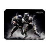 Aangepaste naam Football Players Illustratie Magneet (Horizontaal)