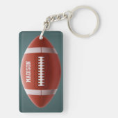 Aangepaste naam Football sleutelhanger (achterkant)