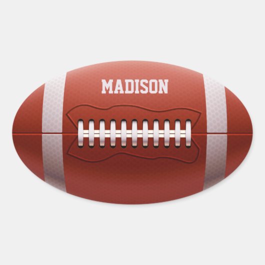 Aangepaste naam Football stickers (Voorkant)