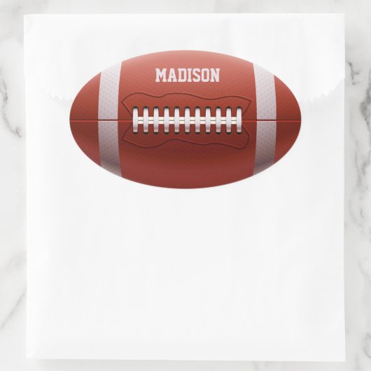 Aangepaste naam Football stickers (Tas)