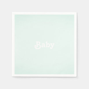 Aangepaste naam foto Baby Shower, verjaardag Servet