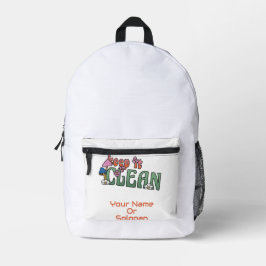 Aangepaste naam & foto bedrukte rugzak