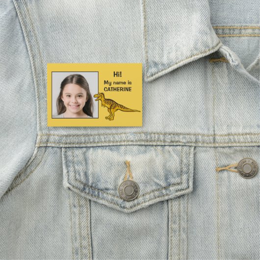 Aangepaste naam foto- en tekstKinderen Naamplaatje (In situ)