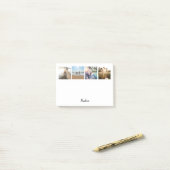 Aangepaste naam foto foto-collage post-it® notes (Op bureau)
