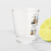 Aangepaste naam foto foto-collage shot glas (Links)