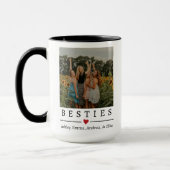 Aangepaste Naam & Foto Vriend Mok, Gift voor Besti Mok (Links)