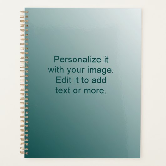 Aangepaste naam Fotokunst School Kantoor Hard Hoes Planner (Voorkant)