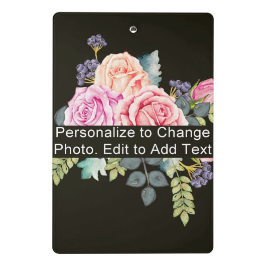 Aangepaste naam Fotokunstwerk School - startpunt v Mini Klembord (Achterkant)